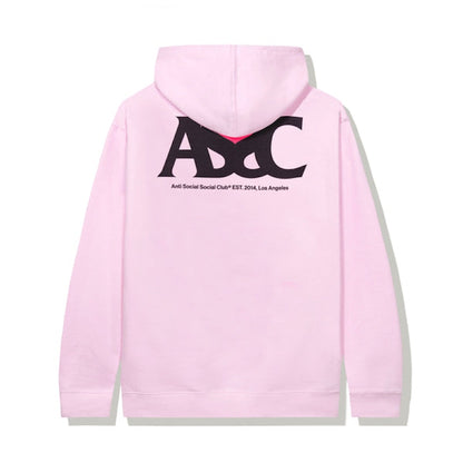 Anti Social Social Club Negative Space Hoodie Pink