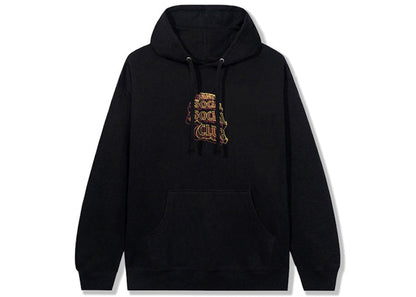 Anti Social Social Club Neon Lights And A Lot Of Rain Hoodie Black