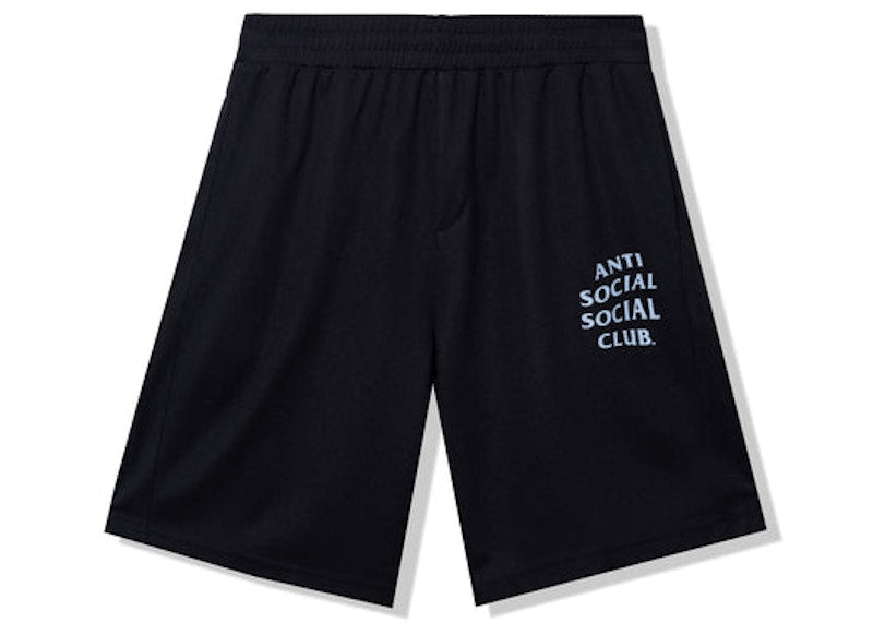 Anti Social Social Club Never Made The Team Mesh Shorts Black