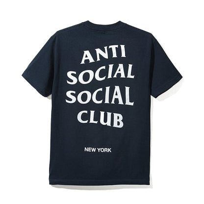 Anti Social Social Club New York Logo Tee Navy