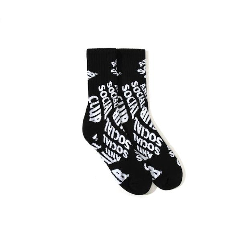 Anti Social Social Club No Drama Socks Black