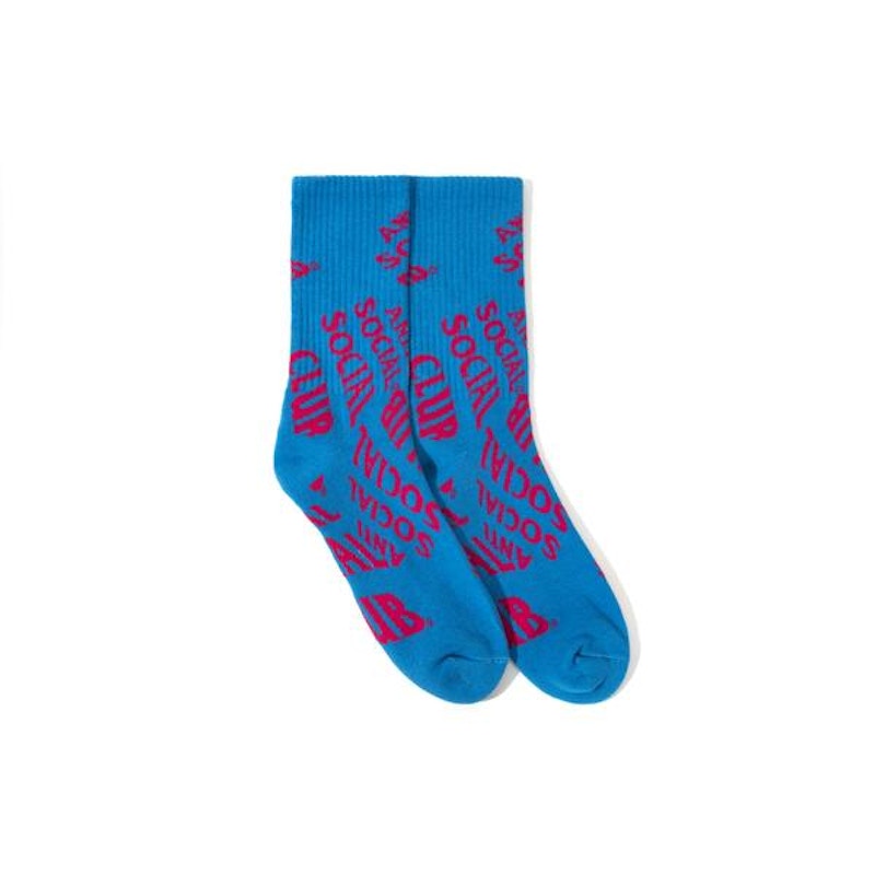 Anti Social Social Club No Drama Socks Blue