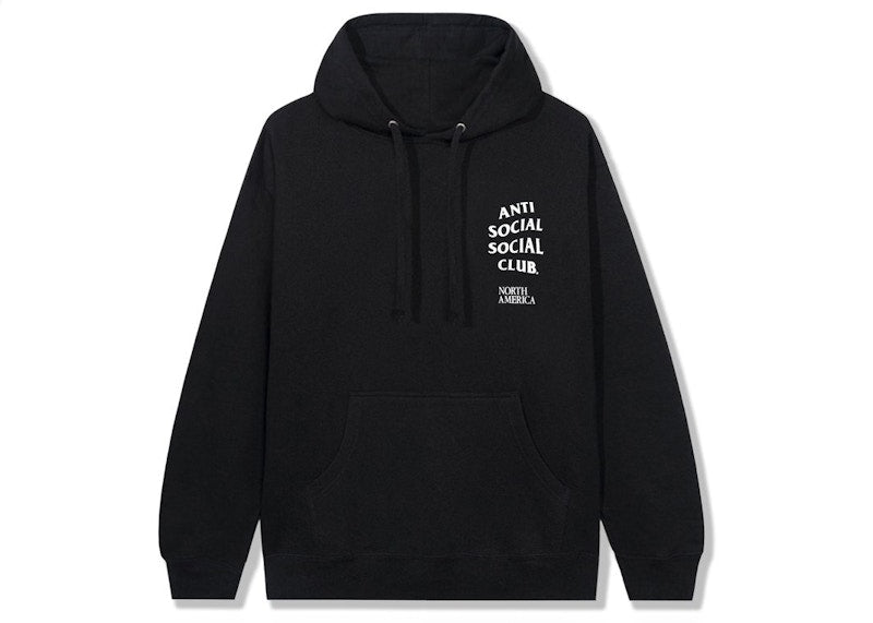 Anti Social Social Club North America Hoodie Black