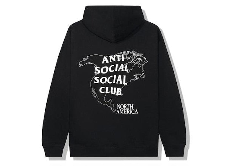 Anti Social Social Club North America Hoodie Black