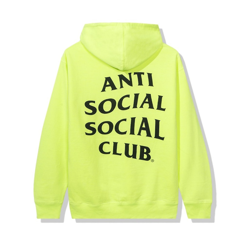 Anti Social Social Club Open Minded Hoodie Neon Green