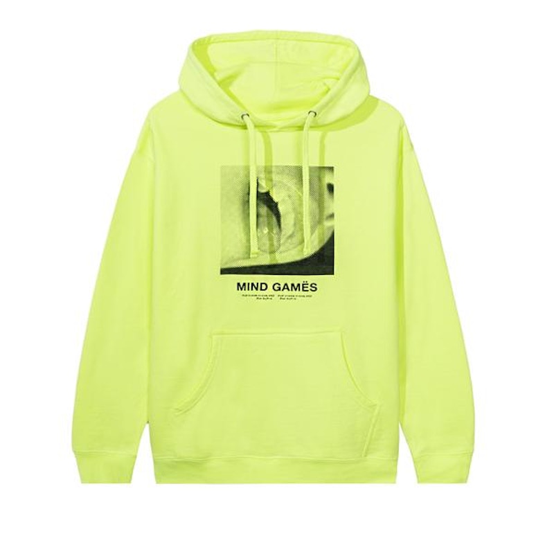Anti Social Social Club Open Minded Hoodie Neon Green