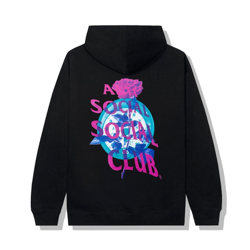 Anti Social Social Club Out Of Time Hoodie Black