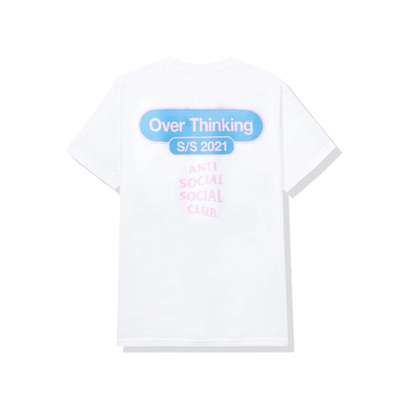 Anti Social Social Club Over Thinking 21 Tee White