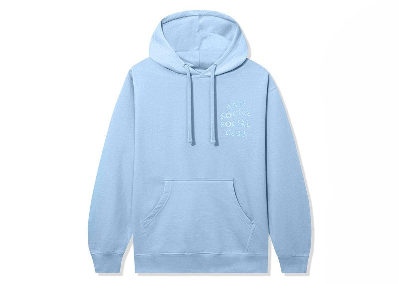 Anti Social Social Club Partly Cloud Hoodie Blue