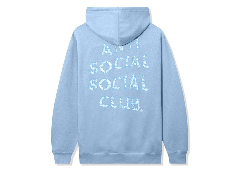 Anti Social Social Club Partly Cloud Hoodie Blue