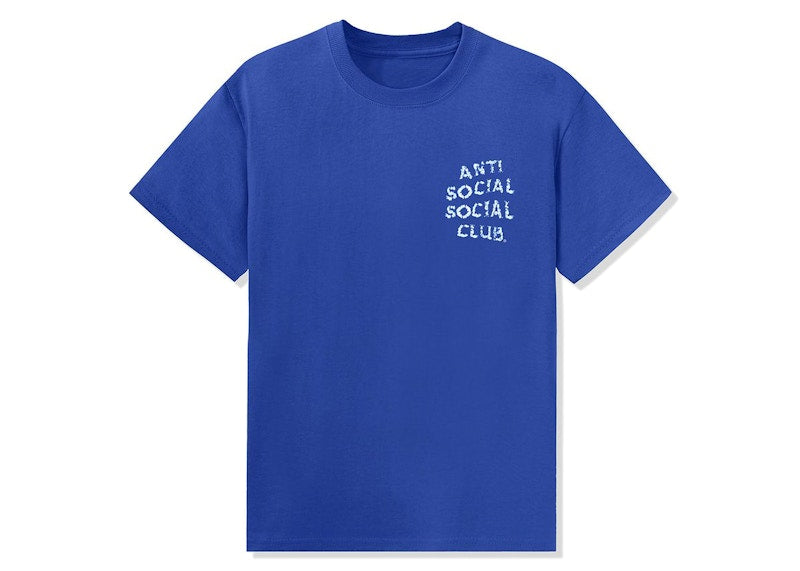 Anti Social Social Club Partly Cloud Tee Royal Blue