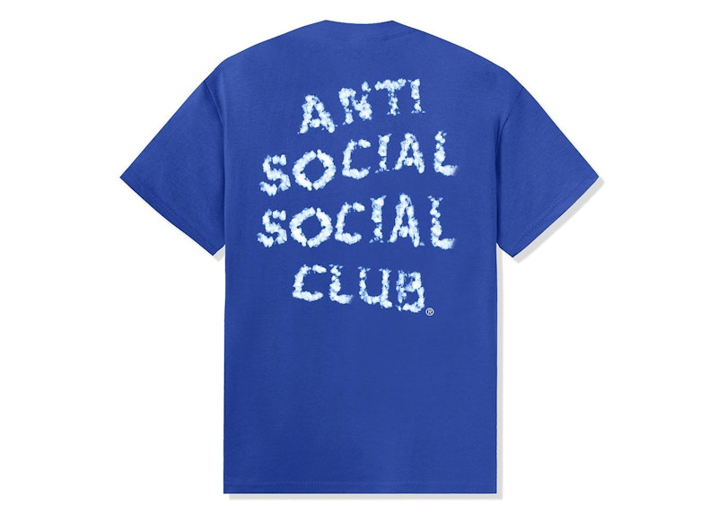 Anti Social Social Club Partly Cloud Tee Royal Blue