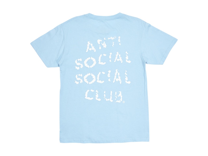 Anti Social Social Club Partly Cloudy T-shirt Blue