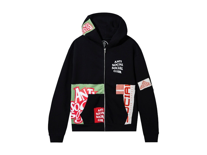 Anti Social Social Club Patchwork Hoodie Multicolor