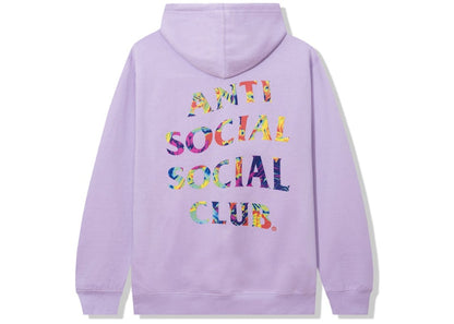 Anti Social Social Club Pedals On The Floor Hoodie Lavendar