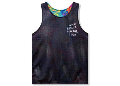 Anti Social Social Club Pedals On The Floor Reversible Mesh Tank Top Multi