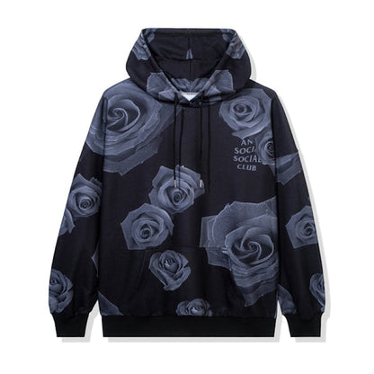 Anti Social Social Club Petal To The Floor Hoodie Black