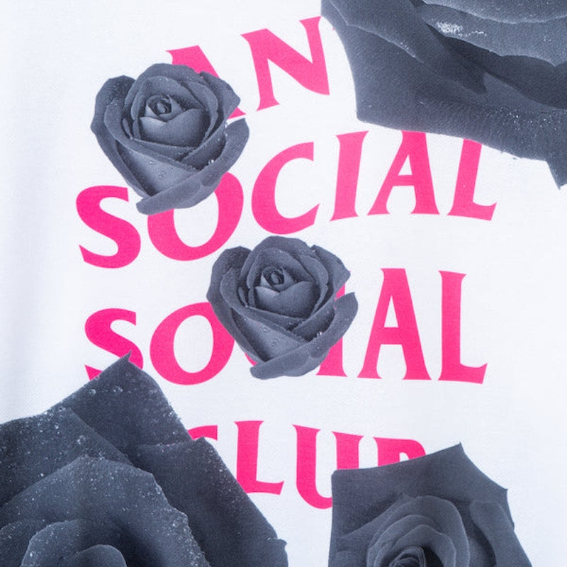 Anti Social Social Club Petal To The Floor Hoodie White