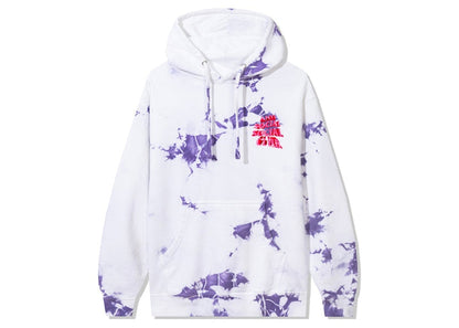 Anti Social Social Club Phaneritic Purple Tie Dye Hoodie Multicolor