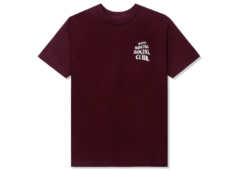 Anti Social Social Club Phaneritic Tee Burgundy