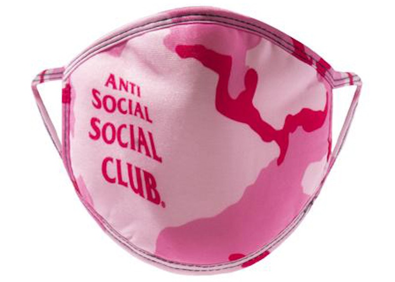 Anti Social Social Club Pinky Mask Pink Camo