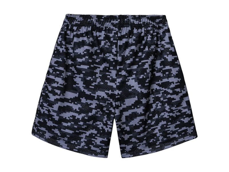 Anti Social Social Club Pixel Camo Shorts Black