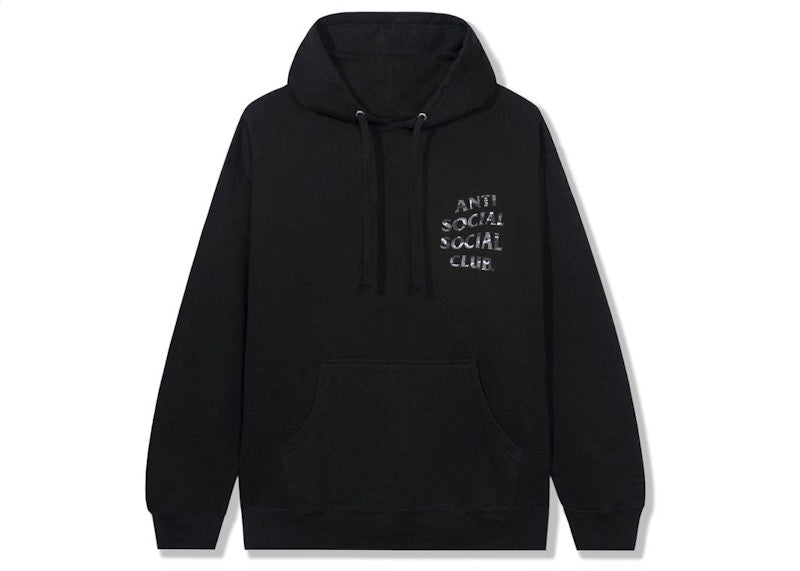 Anti Social Social Club Plain Sight Hoodie Black
