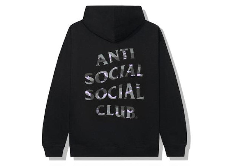 Anti Social Social Club Plain Sight Hoodie Black