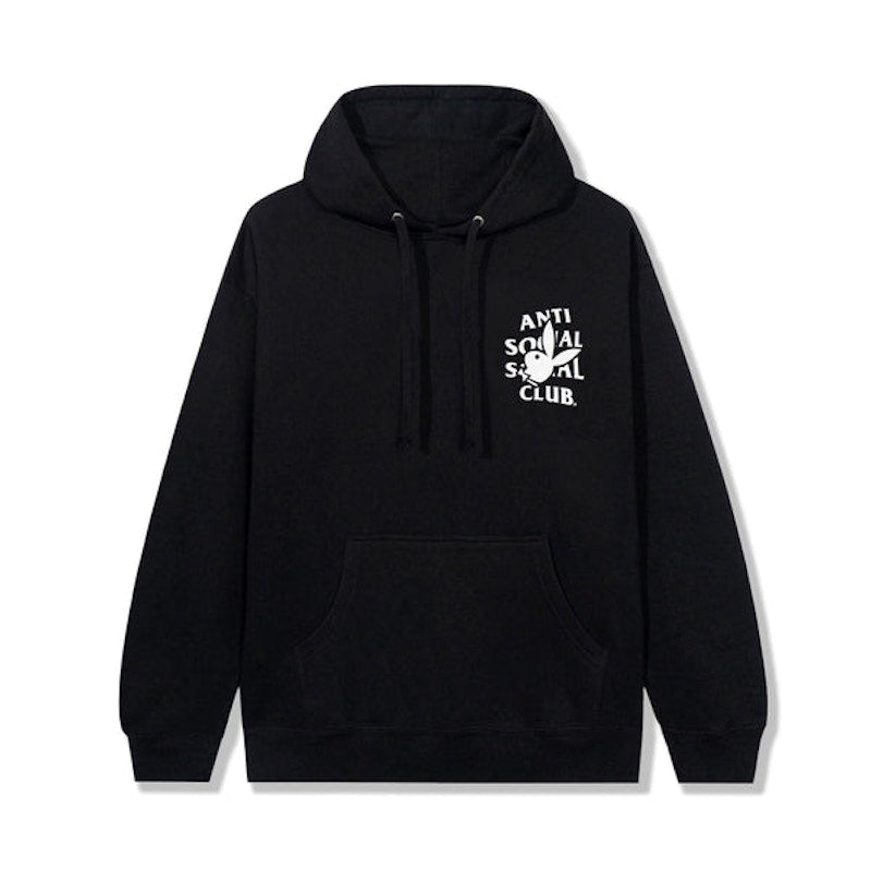Anti Social Social Club Playboy Bunny Logo Hoodie Black