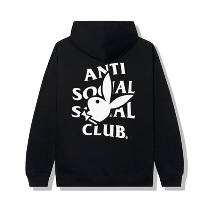 Anti Social Social Club Playboy Bunny Logo Hoodie Black