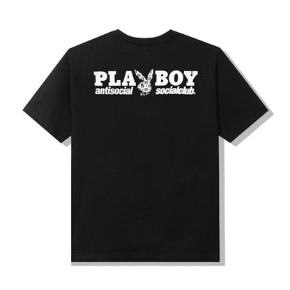 Anti Social Social Club Playboy Checkered T-shirt Black