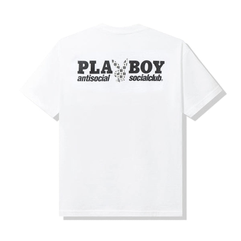 Anti Social Social Club Playboy Checkered T-shirt White