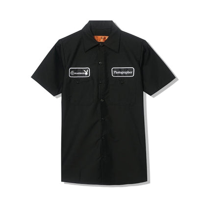 Anti Social Social Club Playboy Photographer Work Shirt Black