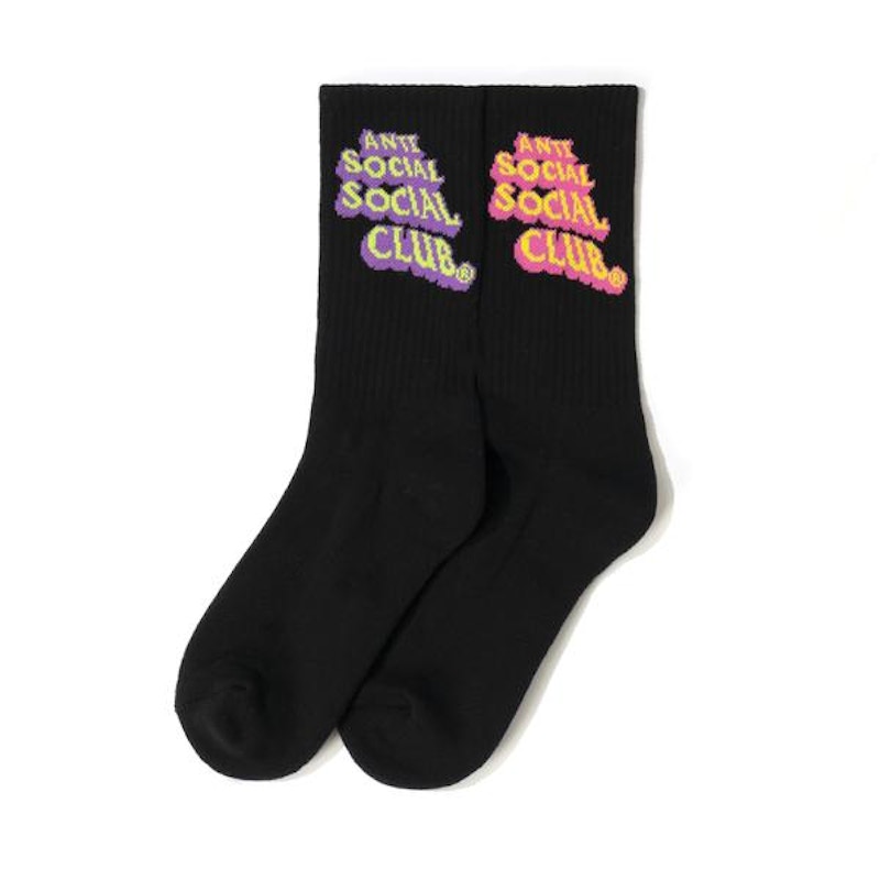 Anti Social Social Club Pop Up Socks Black