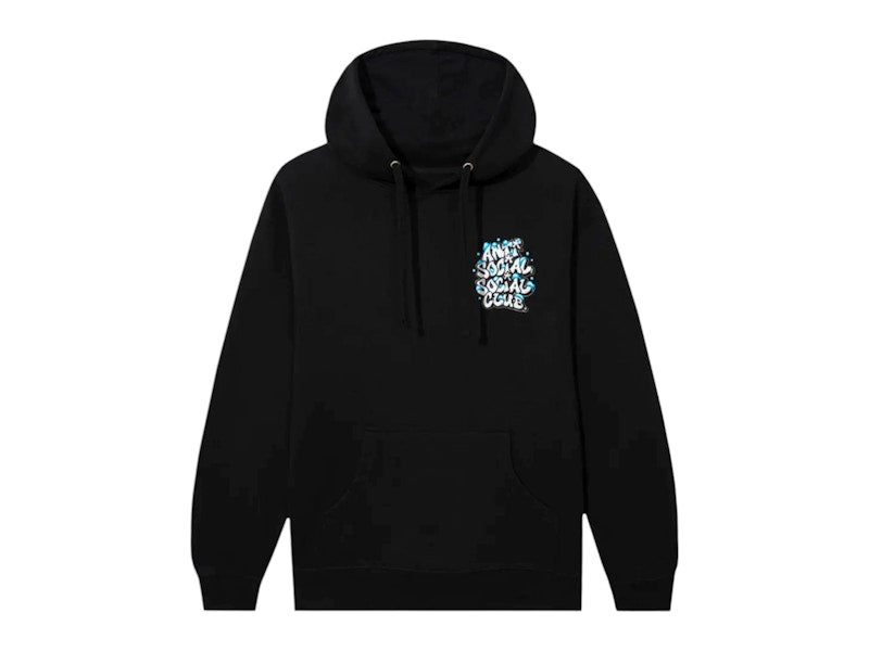 Anti Social Social Club Powder Hoodie Black