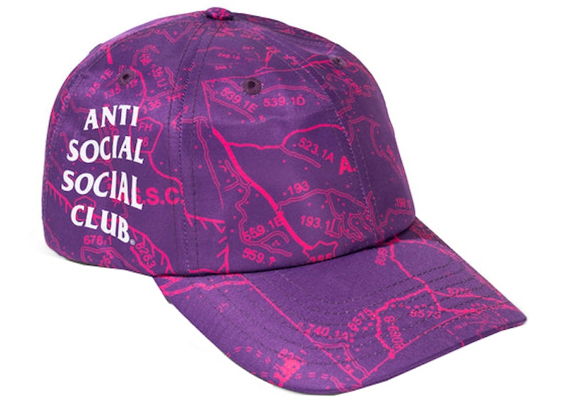 Anti Social Social Club Quest For Love Cap Purple