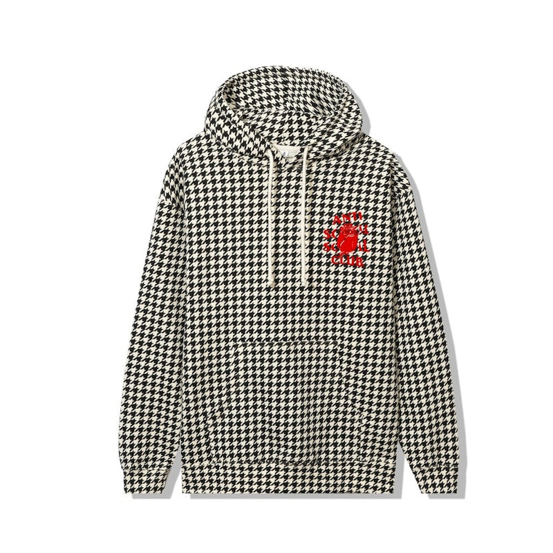 Anti Social Social Club Rose Mary Hoodie Houndstooth