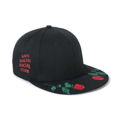 Anti Social Social Club Roses Are Red Cap (FW19) Black