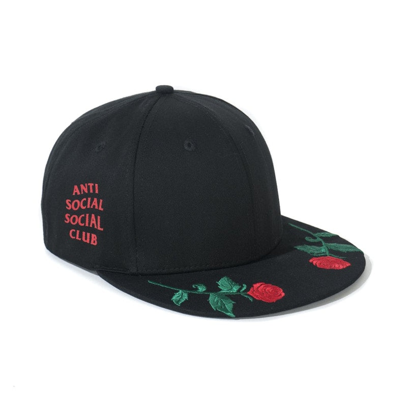 Anti Social Social Club Roses Are Red Cap (FW19) Black