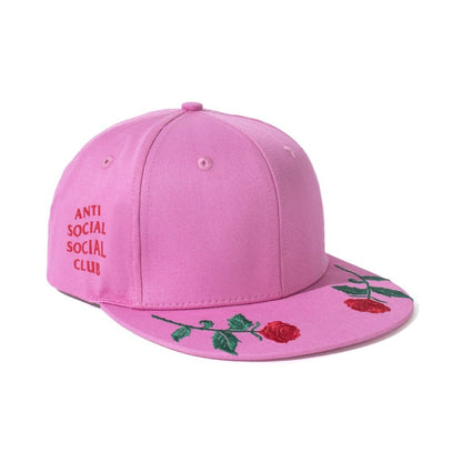Anti Social Social Club Roses Are Red Cap (FW19) Pink