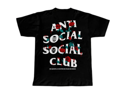 Anti Social Social Club Sadboyz Miles De Rosas Tee Black