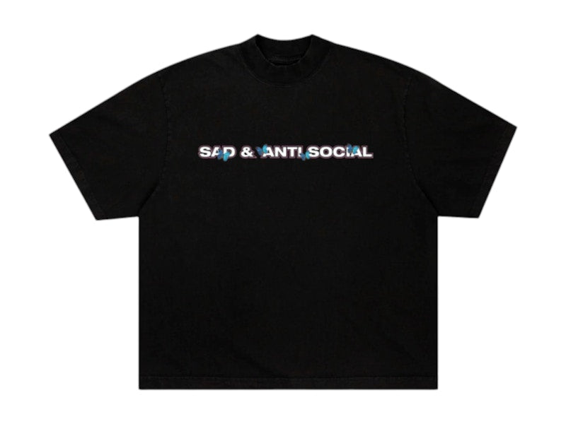 Anti Social Social Club Sadboyz Sad And Anti Social Tee Black