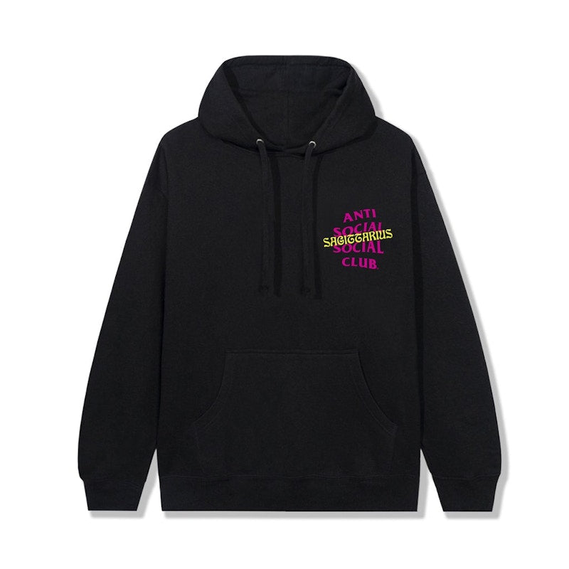 Anti Social Social Club Sag Hoodie Black