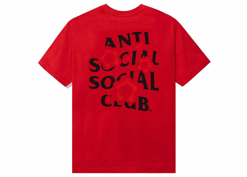 Anti Social Social Club Seeing The Feeling Tee Red