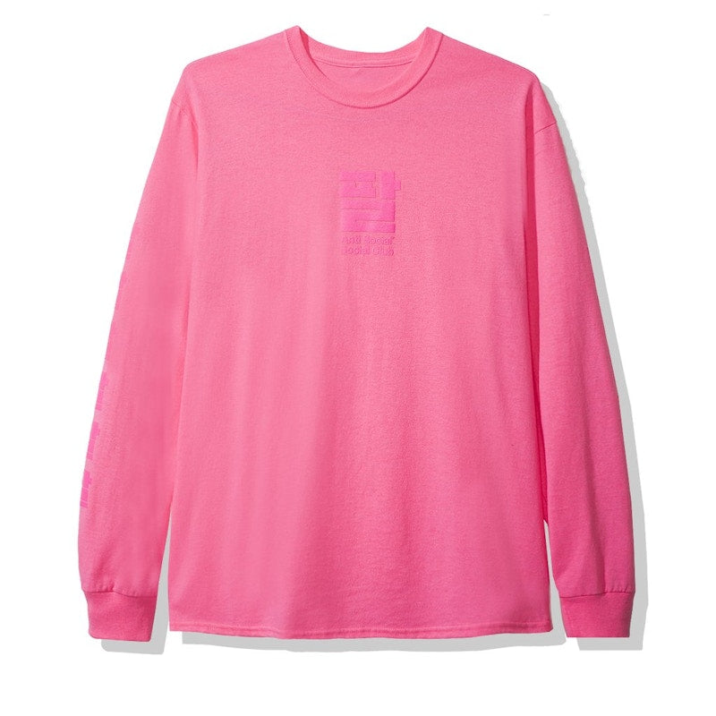 Anti Social Social Club Sesame Oil Long Sleeve Tee (FW19) Pink