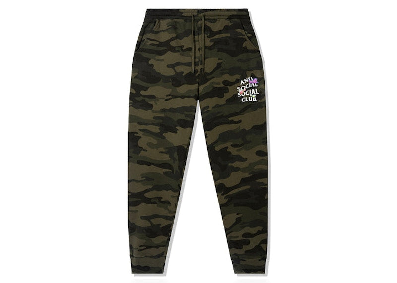 Anti Social Social Club Shell Shock Sweatpants Camo