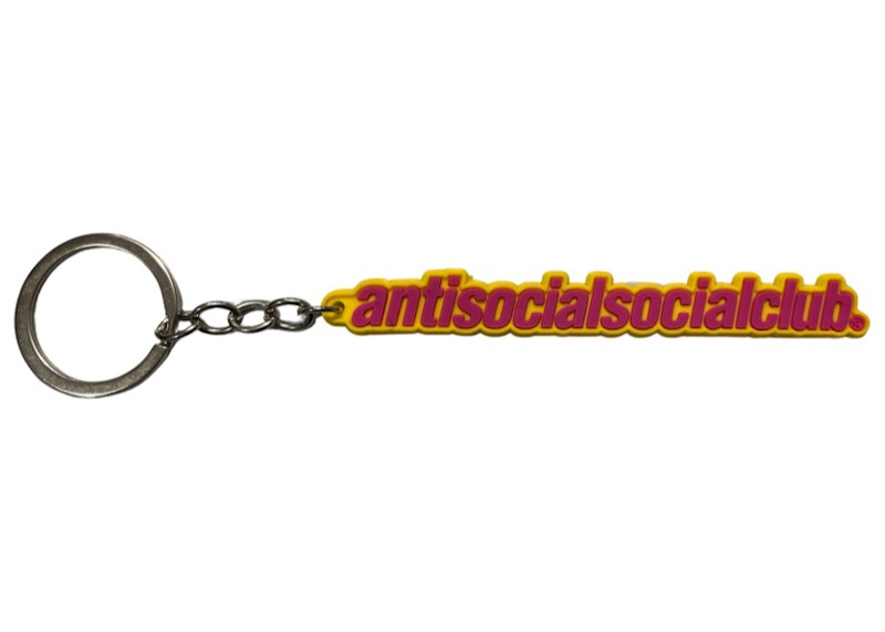 Anti Social Social Club Sidekick Keychain Yellow