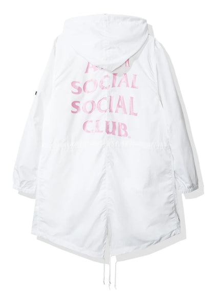 Anti Social Social Club Sinai Fishtail Parka (FW19) White