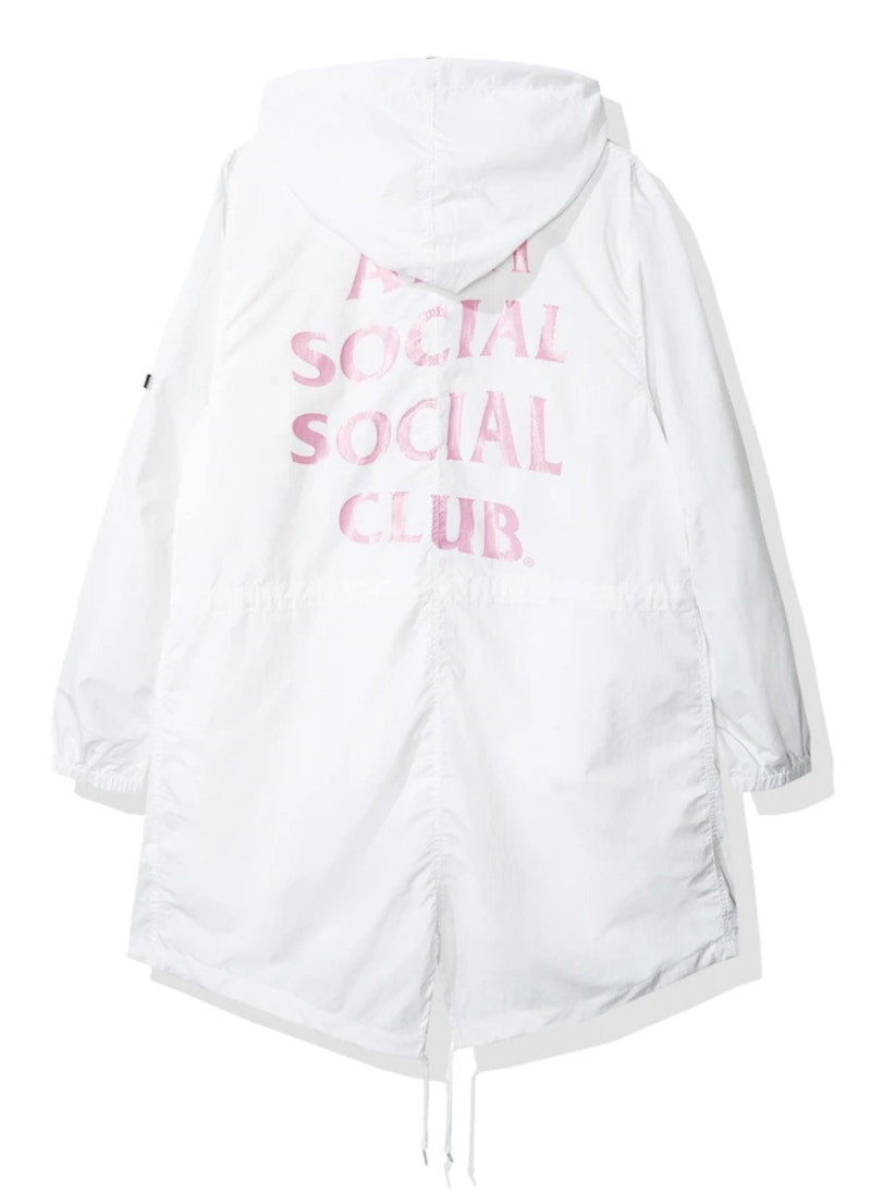 Anti Social Social Club Sinai Fishtail Parka (FW19) White