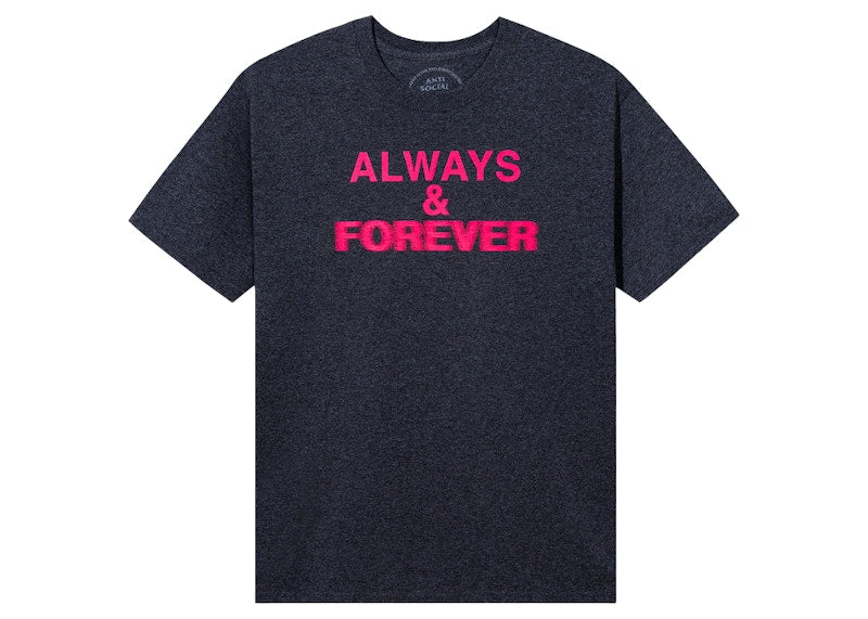Anti Social Social Club Six 3 Seven Tee Gray